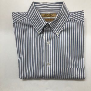 Gold Label Round Tree &Yorke 80s Mens Long Sleeves Mens Button Up Shirt